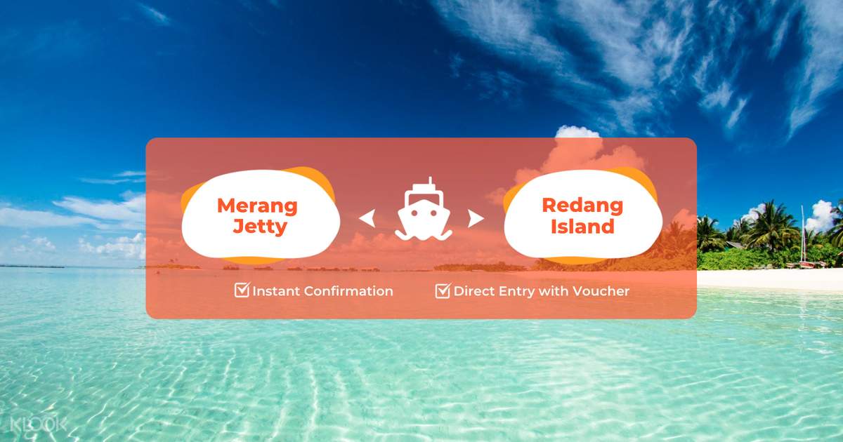 Exclusive Sale Shared Boat Transfers Between Redang Island And Merang Jetty Klook Malaysia